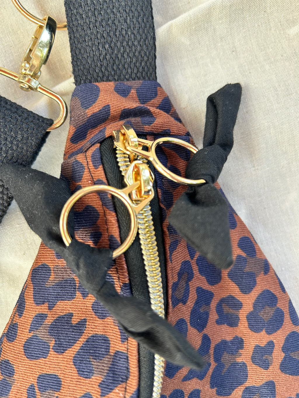 Sac banane femme | Léopard marron & doublure noireSac Femme Zage Colorful Life