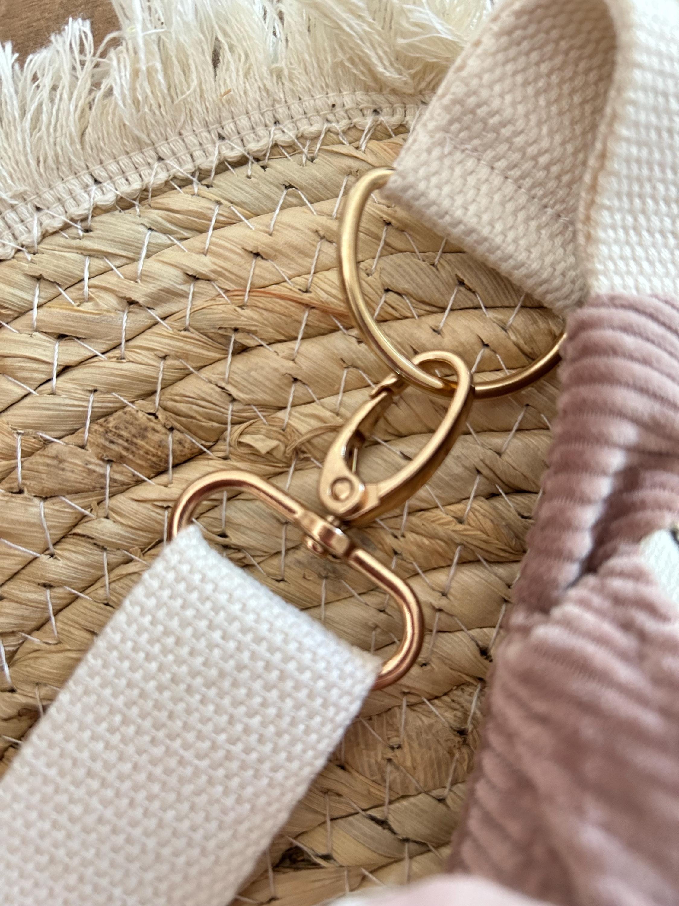 Sac banane femme hiver | Velours côtelé vieux rose & doublure fleurie roseSac Femme Zage Colorful Life