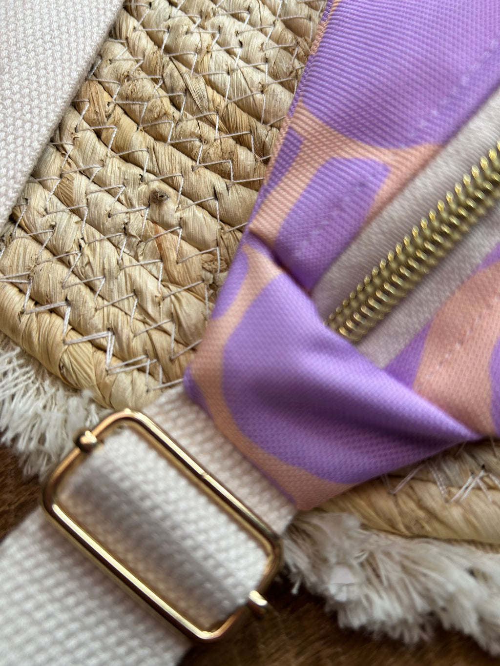 Sac banane Imperméable femme | Beige à motif agrume pastel & rose (Copie)Sac Femme Zage Colorful Life