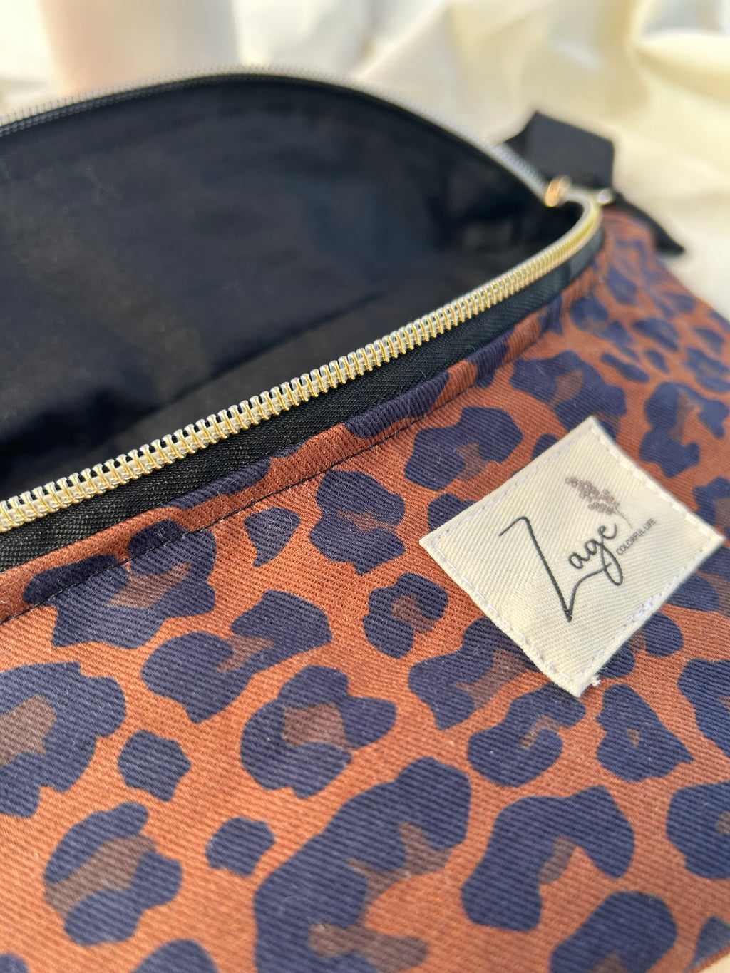 Sac banane femme | Léopard marron & doublure noireSac Femme Zage Colorful Life
