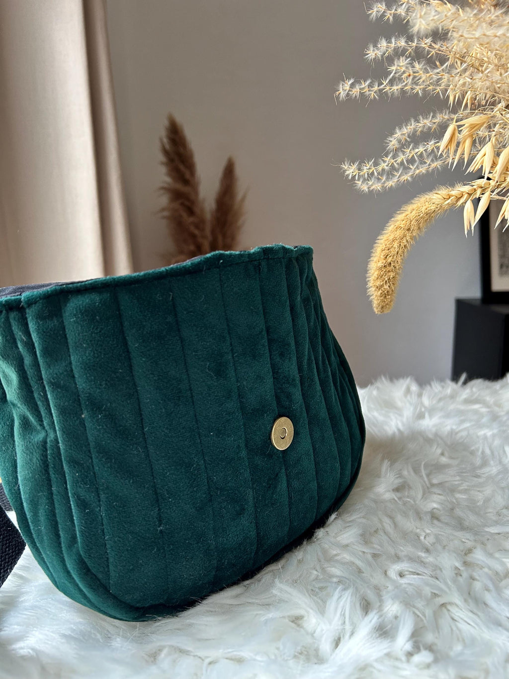 Sac Besace à rabat femme fête | Sequins, velours matelassé  & doublure noireSac Femme Zage Colorful Life
