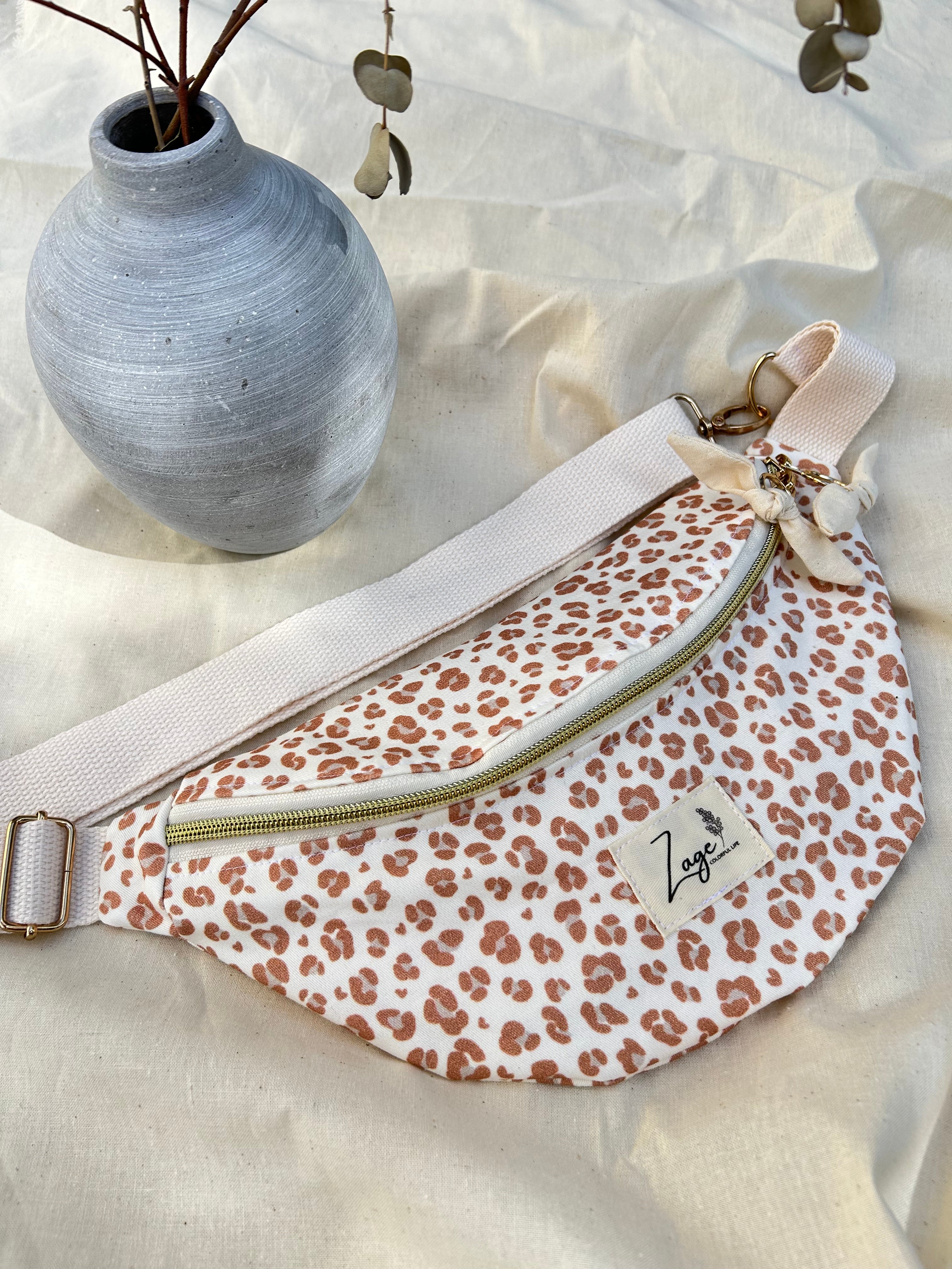 Sac Banane Femme | Gabardine Léopard & doublure beige (Copie)Sac Femme Zage Colorful Life