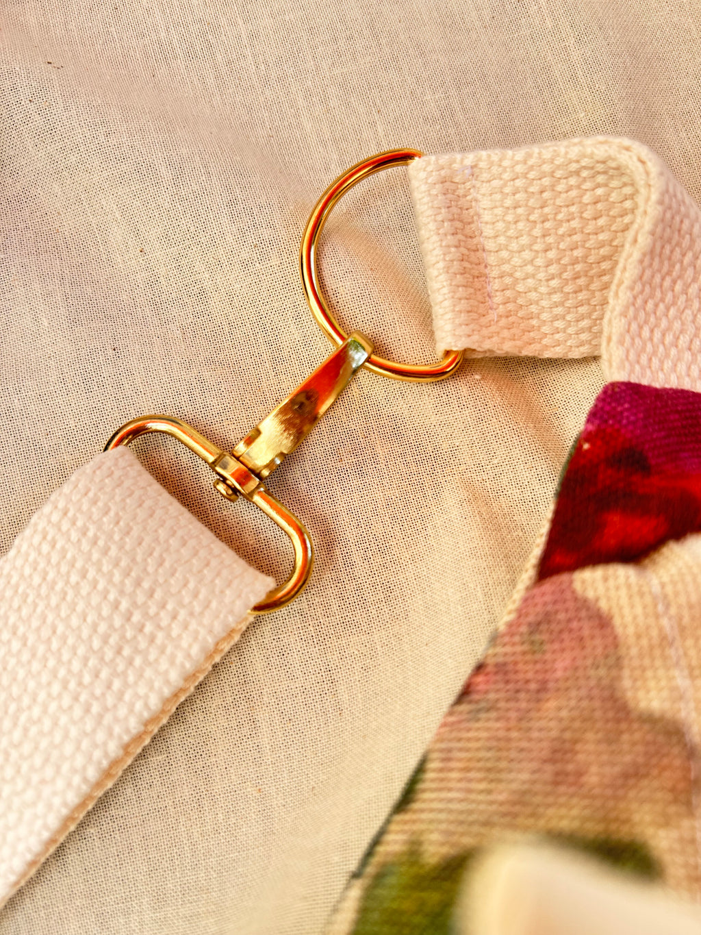Sac banane femme Eté | Toile de coton fleurie colorée & doublure beige (Copie)Sac Femme Zage Colorful Life