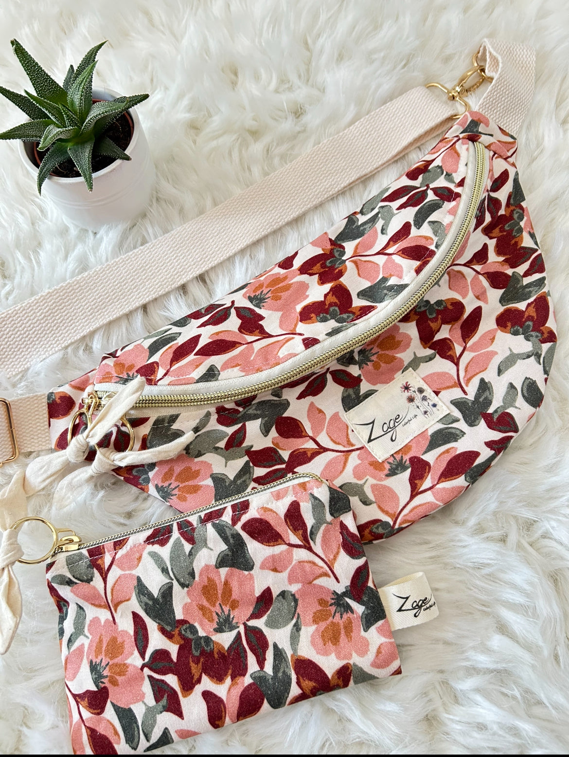 Porte-monnaie personnalisable | Tissu à choisirSac Femme Zage Colorful Life