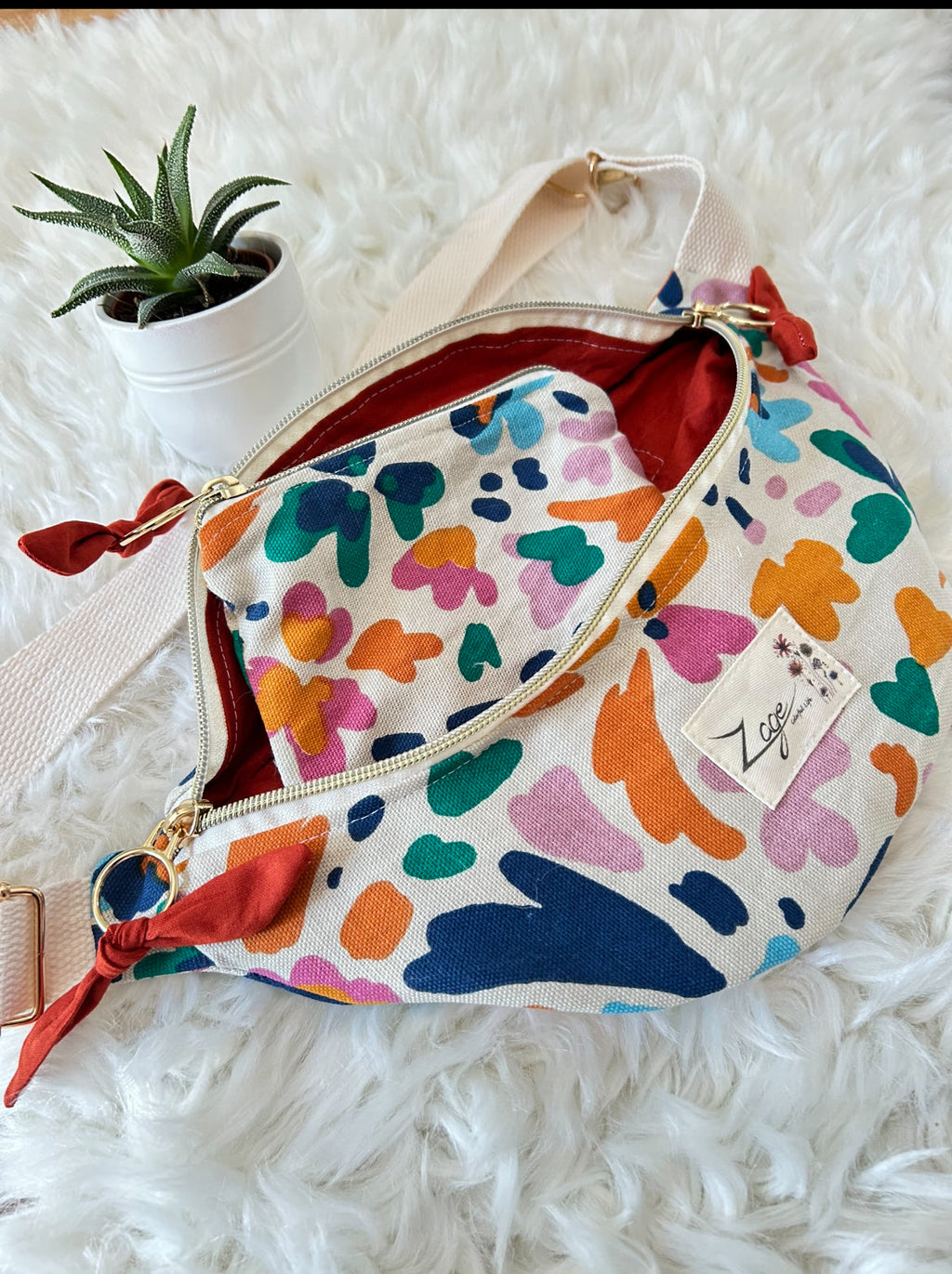 Porte-monnaie personnalisable | Tissu à choisirSac Femme Zage Colorful Life
