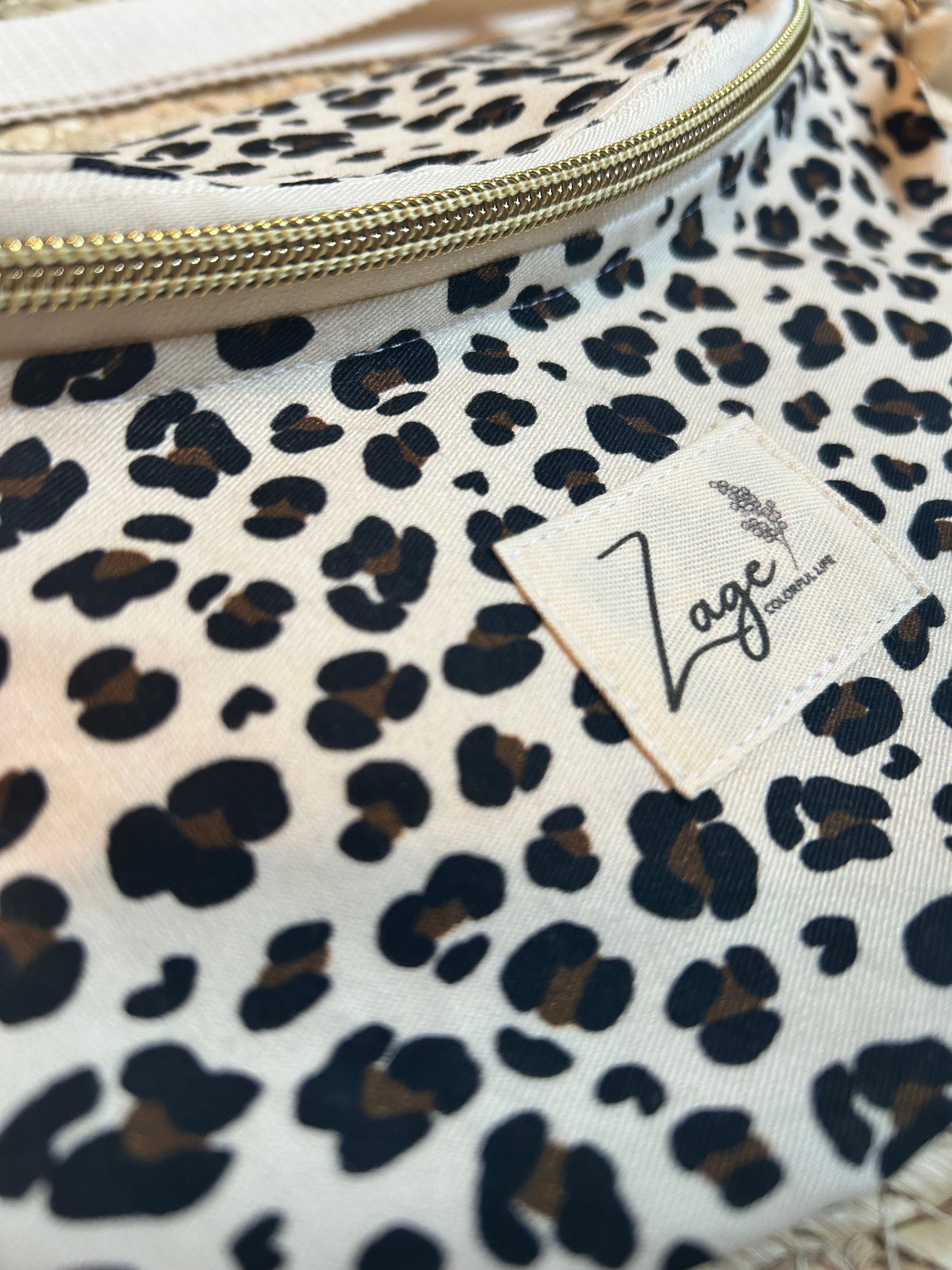 Sac Banane Femme | Gabardine Léopard & doublure beigeSac Femme Zage Colorful Life