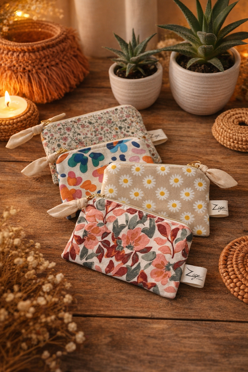 Porte-monnaie personnalisable | Tissu à choisirSac Femme Zage Colorful Life