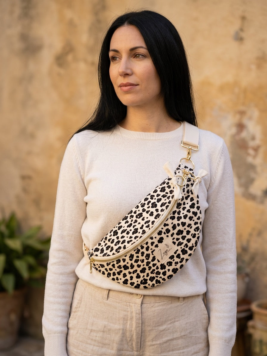 Sac Banane Femme | Gabardine Léopard & doublure beigeSac Femme Zage Colorful Life