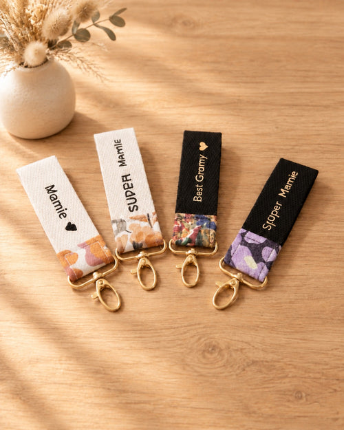 Porte-clés personnalisable | Tissu à choisir & customisableSac Femme Zage Colorful Life