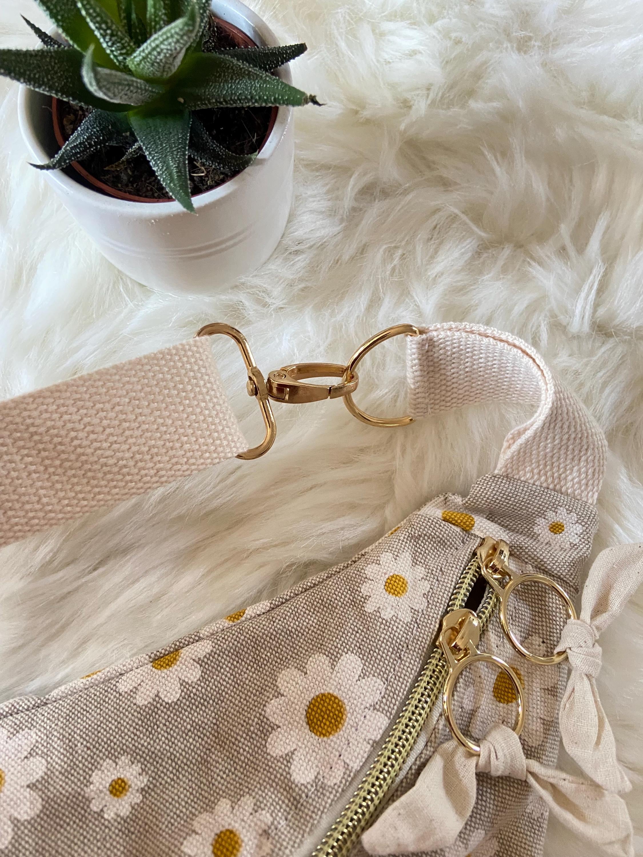 Sac banane Femme | Toile de coton marguerites & doublure beigeSac Femme Zage Colorful Life