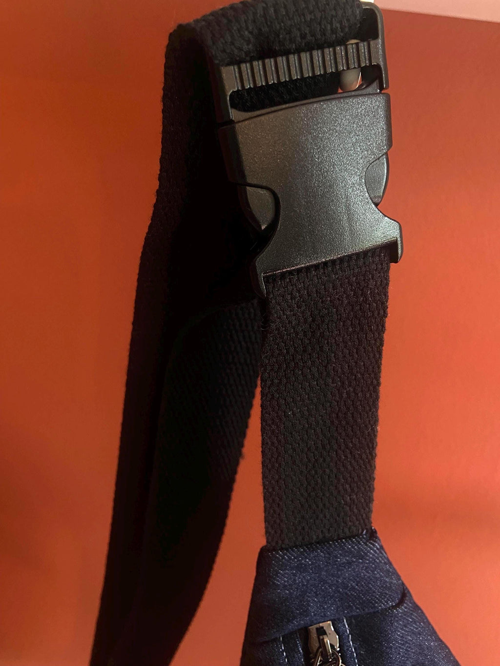 Sac banane Homme | Jeans brut  & doublure carreaux bleu et orangeSac Femme Zage Colorful Life